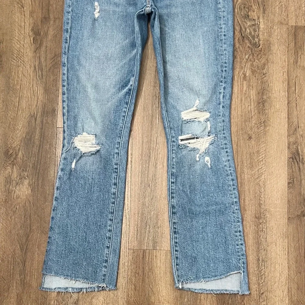 Mother Superior The Insider Crop Step Fray Jeans in Holy Melancholy Size 27